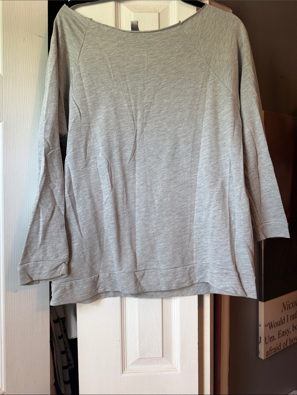 Next Level Apparel Light Gray Hocus Pocus Graphic Sweatshirt - Picture 2 of 2